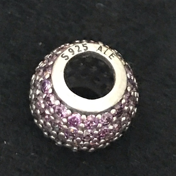 NWOT Pandora pink pave charm - Picture 5 of 8